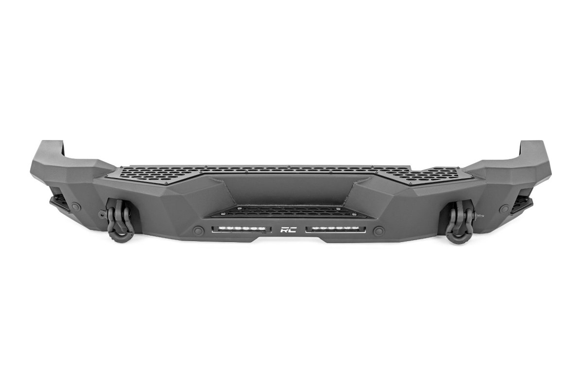 Ford Bronco Rear Bumper - Rough Country - Black Series LED | Slim Line - Black - '21-'23